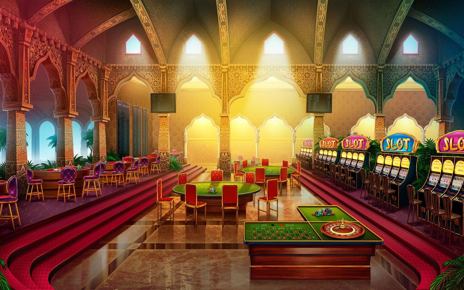 ภาพเกมสล็อตบนหน้าจอสำหรับประกอบการตรวจสอบผลและประวัติการเล่น